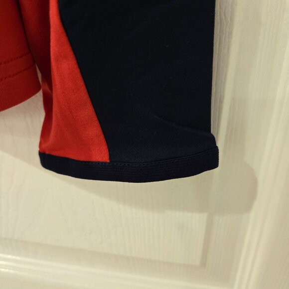 RLX Ralph Lauren Men's 1/4 Zip Performance Wicking Pullover Red Blue Sz Med NWT - Picture 5 of 8